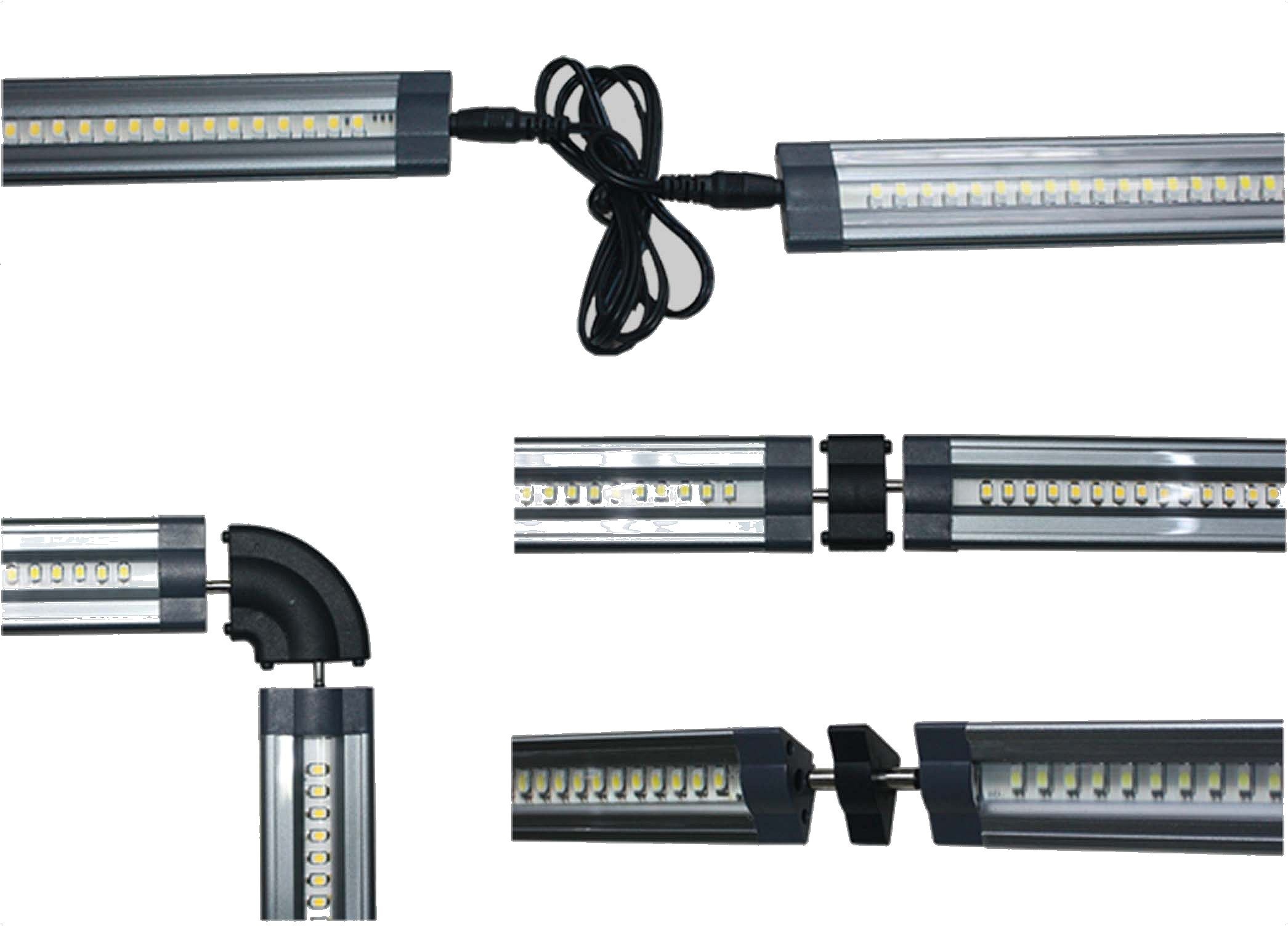 LED Skåpsbelysning, alulist